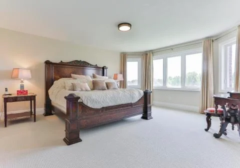 Bedroom interior design Stock Photos