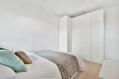 Bedroom interior design Stock Photos
