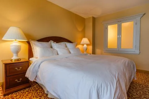 Bedroom interior Stock Photos