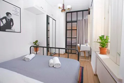 Bedroom interior Stock Photos