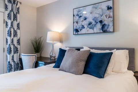 Bedroom interior Stock Photos