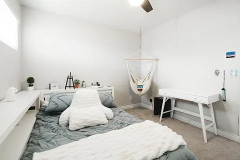 Bedroom interior Stock Photos