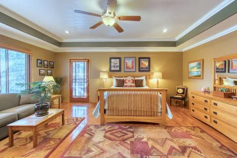 Bedroom interior Stock Photos