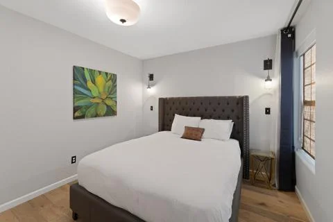 Bedroom interior Stock Photos