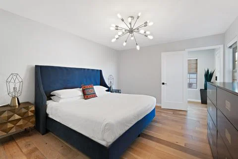 Bedroom interior Stock Photos