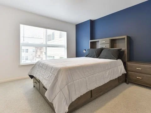 Bedroom interior Stock Photos