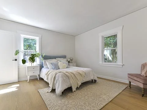 Bedroom interior Stock Photos