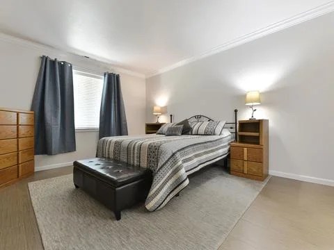 Bedroom interior Stock Photos