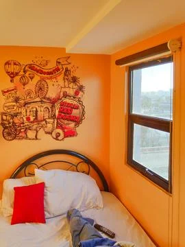 Bedroom Interior Scene 写真素材