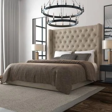 Bedroom Interior Three-dimensional visualization of the draft of the bedro... 写真素材