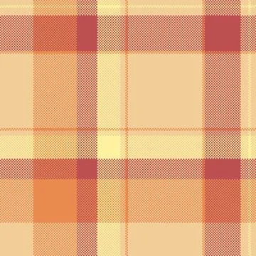 Bedroom pattern seamless fabric, red background check vector. Screen tartan.. Stock Illustration