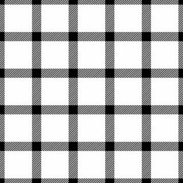 Bedroom tartan seamless vector, string plaid check fabric. Tweed texture ba.. Stock Illustration