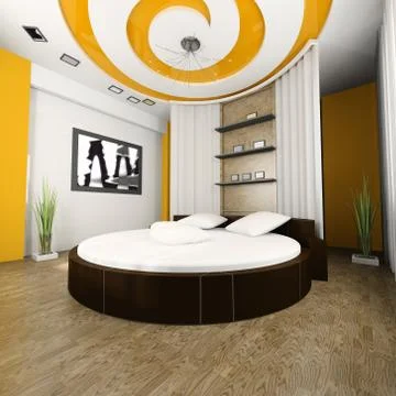 Bedroom today Stock Illustration