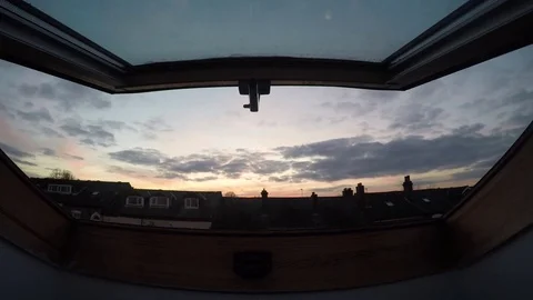 Bedroom window timelapse Stock-Footage 79924762