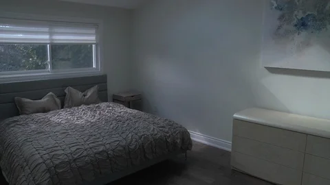 BedroomPanSkylights Stock Footage 111495222