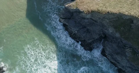 Bedruthan Steps, Cornwall Stock Footage 104963065