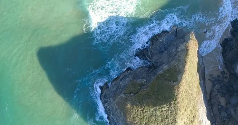 Bedruthan Steps, Cornwall Stock Footage 104963214