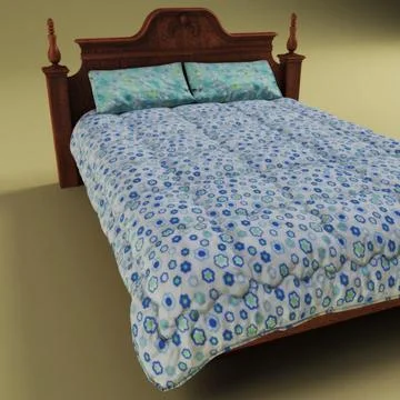 Beds collection 3D Model