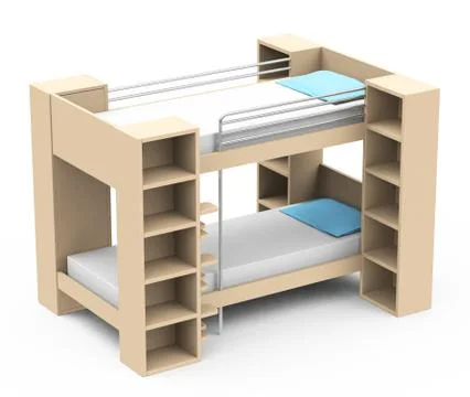 The beds Stock Illustration