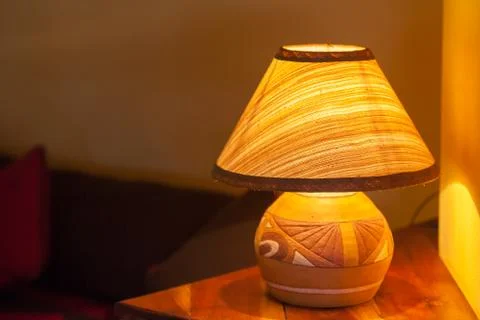 Bedside lamp Stock Photos