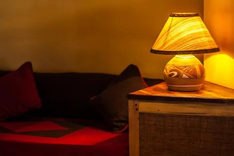 Bedside lamp Foto stock