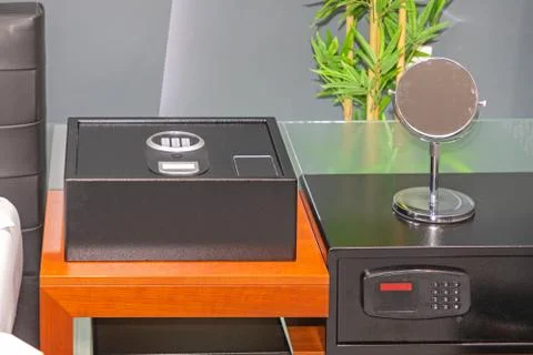 Bedside Safe Box Stock Photos