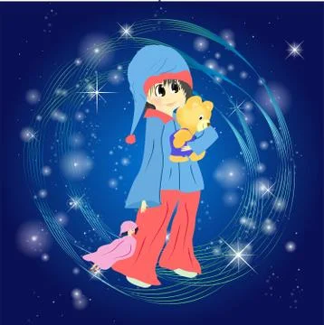 Bedtime Stock Illustration