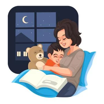 Bedtime story Иллюстрация
