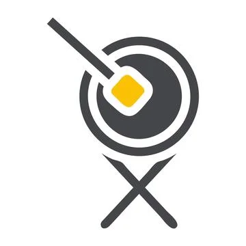 Bedug drum icon solid grey yellow style ramadan illustration vector element.. Stock Illustration