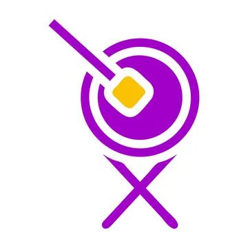 Bedug drum icon solid purple yellow style ramadan illustration vector eleme.. 스톡 일러스트