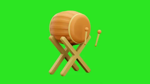 Bedug Drum Looping Animation Stock Footage 230766237