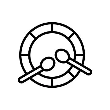 Bedug Ramadan icon. Simple line vector elements of islam icons for ui and ux 스톡 일러스트