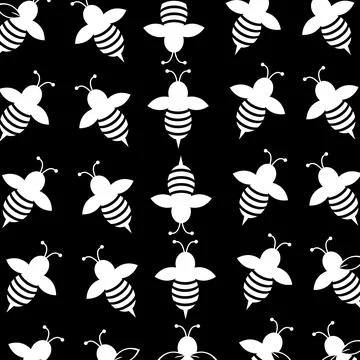 Bee  background illustration Stock Illustration