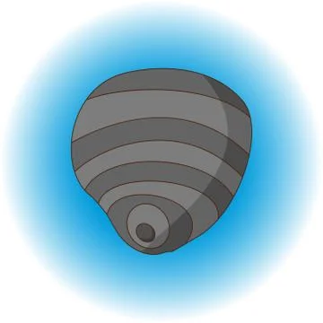 Bee beehive outline Stock Illustration