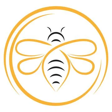Bee, Bumblebee, Animal, Insect, Logo, Icon Stock Illustration