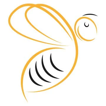 Bee, Bumblebee, Animal, Insect, Logo, Icon Stock Illustration