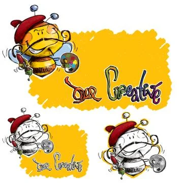 Bee Creative Stock Illustration