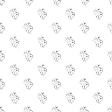 Bee on flower pattern seamless イラスト素材