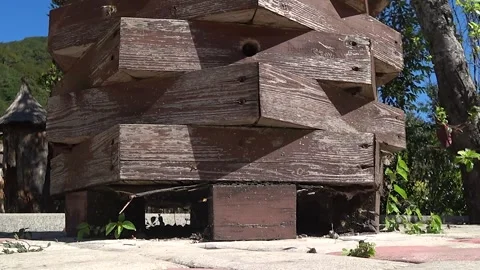 Bee hive in foothill Stock Footage 253828032