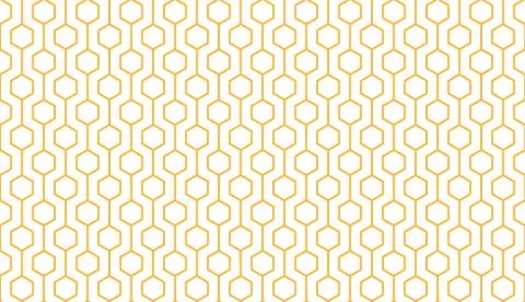 Bee honey comb background seamless. Simple seamless pattern of bee honeycomb Stock Illustration