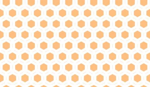 Bee honey comb background seamless. Simple seamless pattern of bee honeycomb Stock Illustration