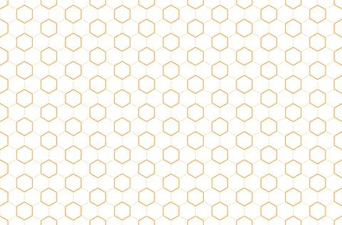 Bee honey comb background seamless. Simple seamless pattern of bee honeycomb Stock Illustration