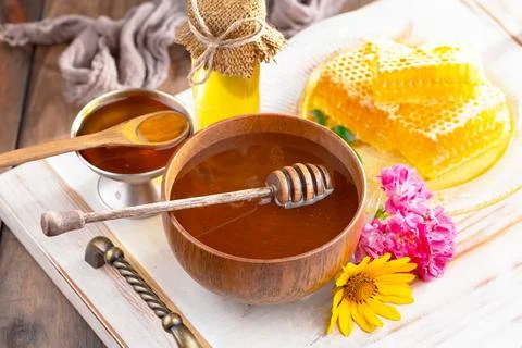 Bee Honey Stock Photos