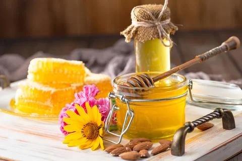 Bee Honey Stock Photos