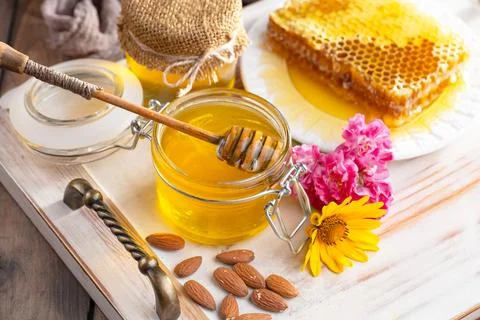 Bee Honey Stock Photos