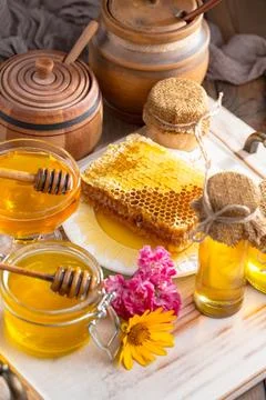 Bee Honey Stock Photos