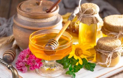 Bee Honey Stock Photos
