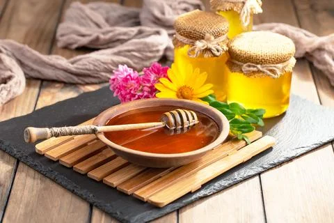 Bee Honey Stock Photos