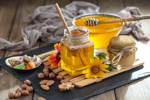 Bee Honey Stock Photos