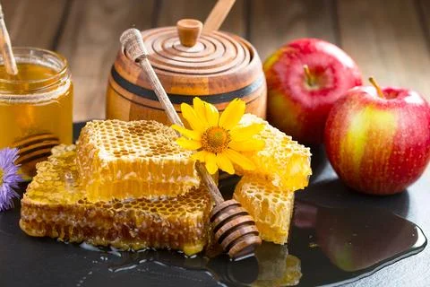 Bee Honey Stock Photos